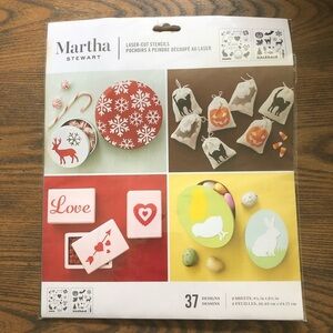 🎄 Martha Stewart laser cut stencils  37 designs NIP